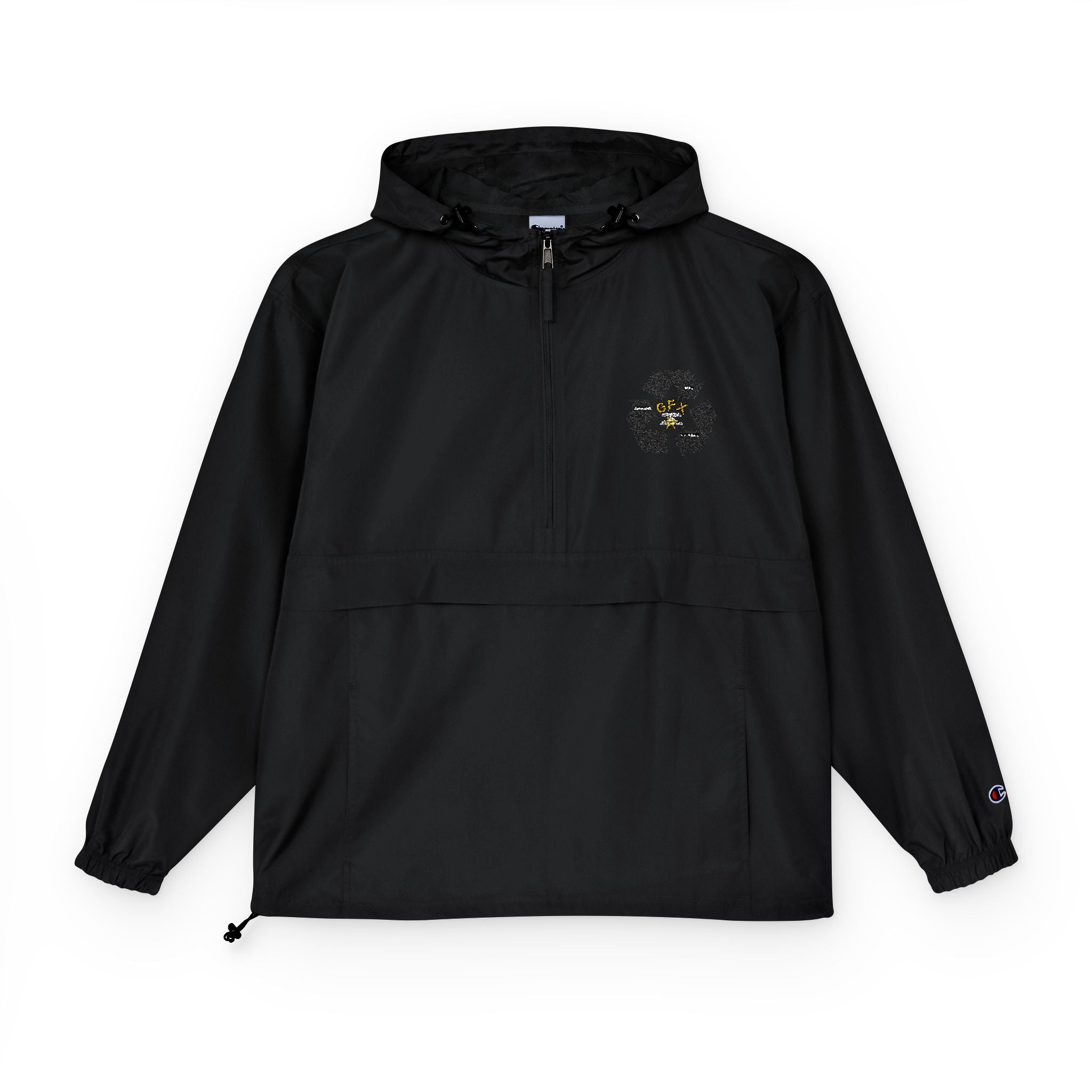 GFX SIGNATURE INFINITY LOGO (BLK) CHAMPION PACKABLE ANORAK JACKET
