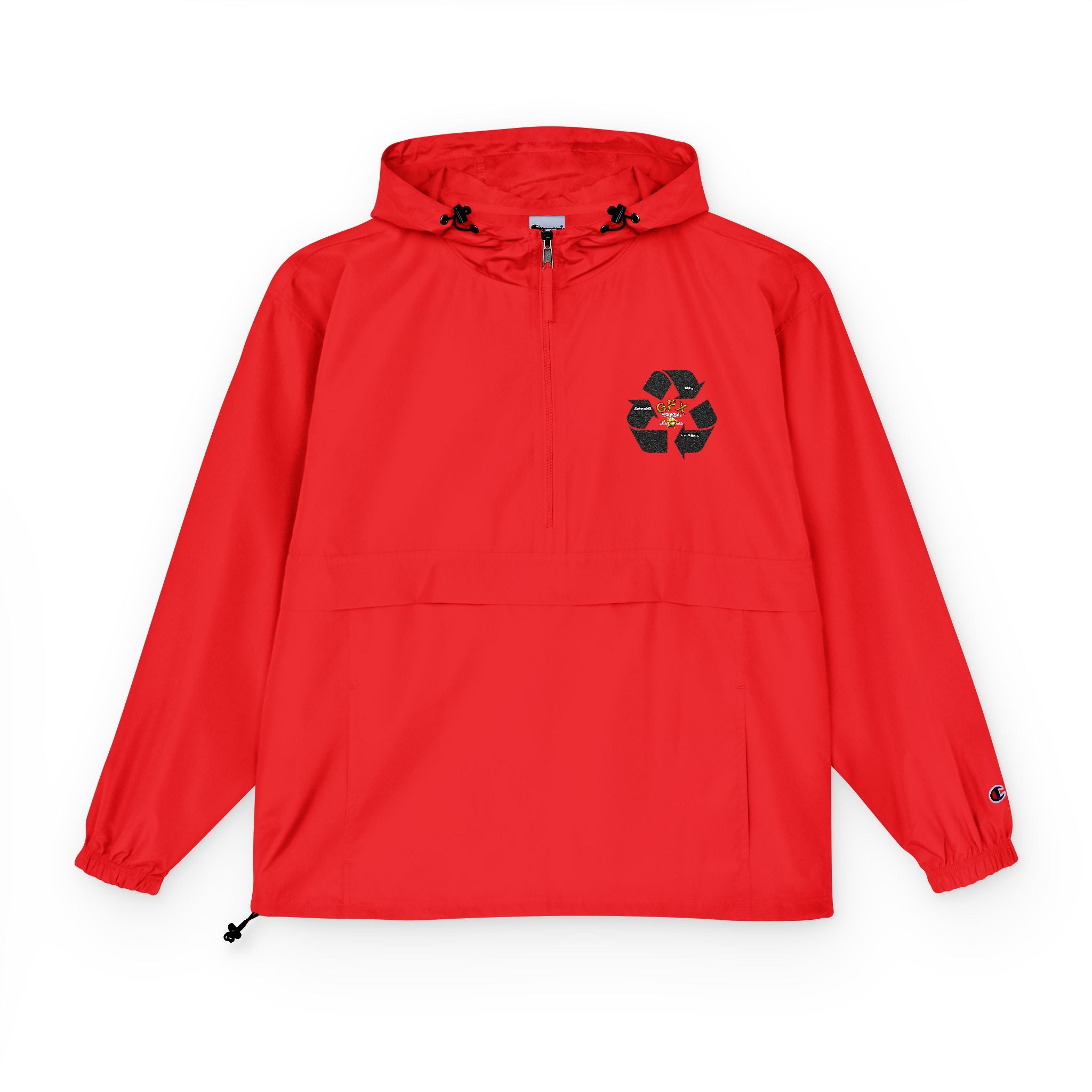 GFX SIGNATURE INFINITY LOGO (BLK) CHAMPION PACKABLE ANORAK JACKET