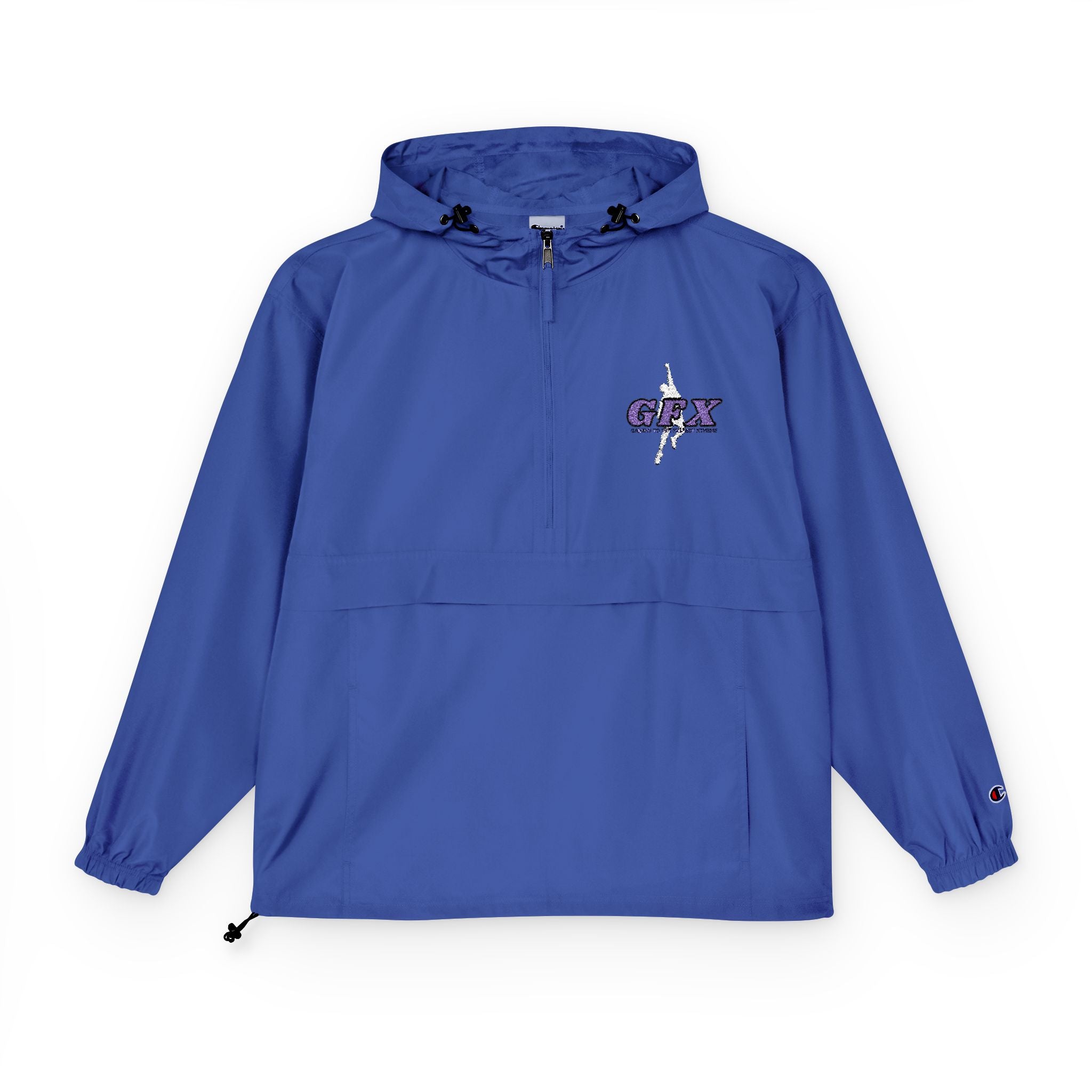 GFX SIGNATURE LOGO HYPEMAN (WHT/VI)  Champion Unisex Packable Anorak Jacket