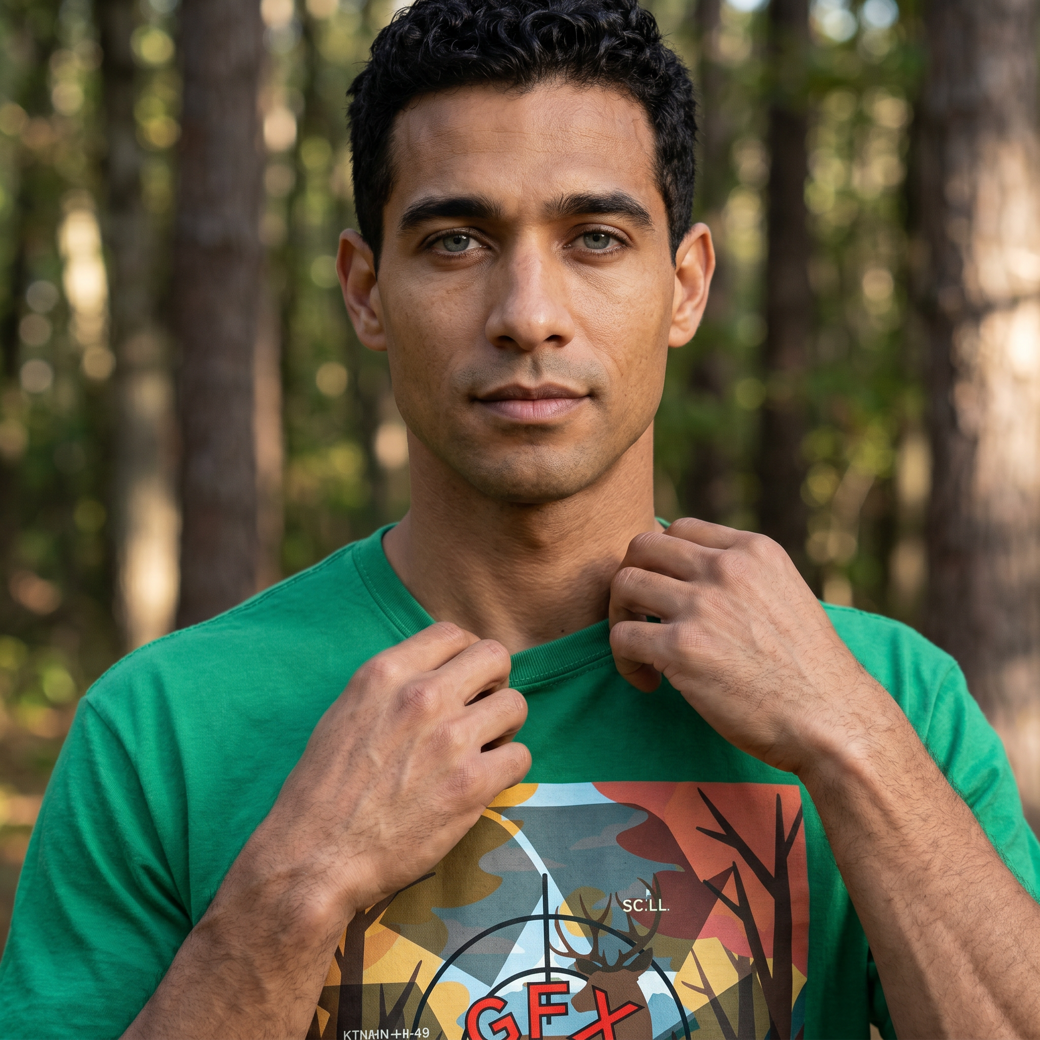 Generated by Modelfy for GFX HUNTING WILG GAME Short-Sleeve Unisex T-Shirt
