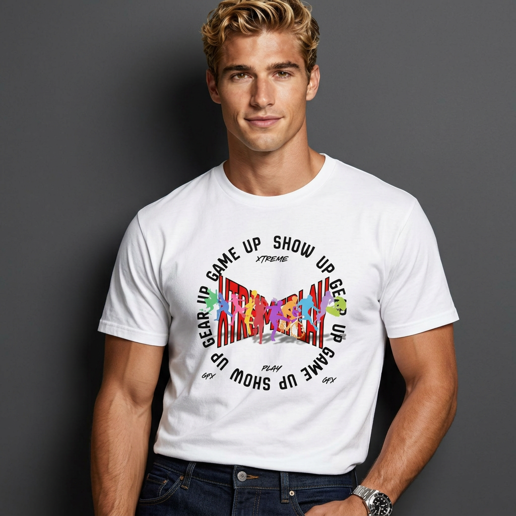 Generated by Modelfy for XTREME PLAY SPORTS CAPADE Short-Sleeve Unisex T-Shirt