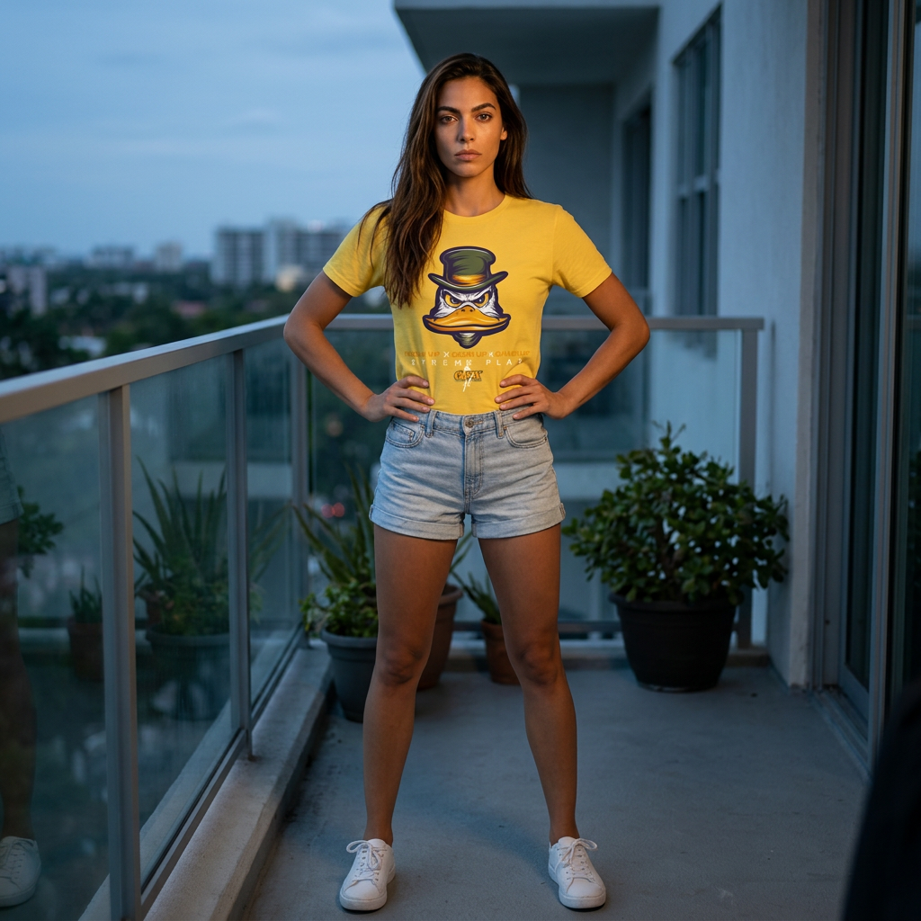 Generated by Modelfy for GFX MAD DUCK SGG Short-Sleeve Unisex T-Shirt