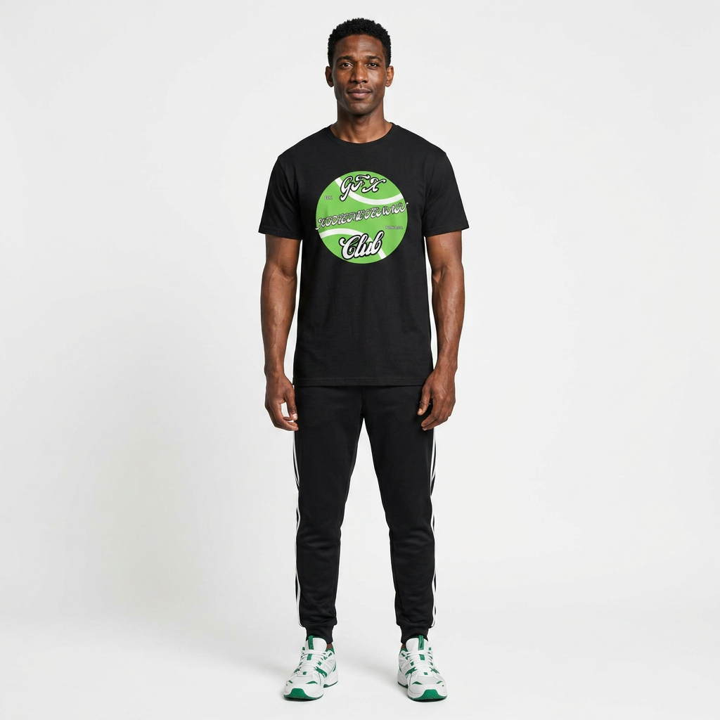 Generated by Modelfy for GFX XTREME TENNIS Short-Sleeve Unisex T-Shirt
