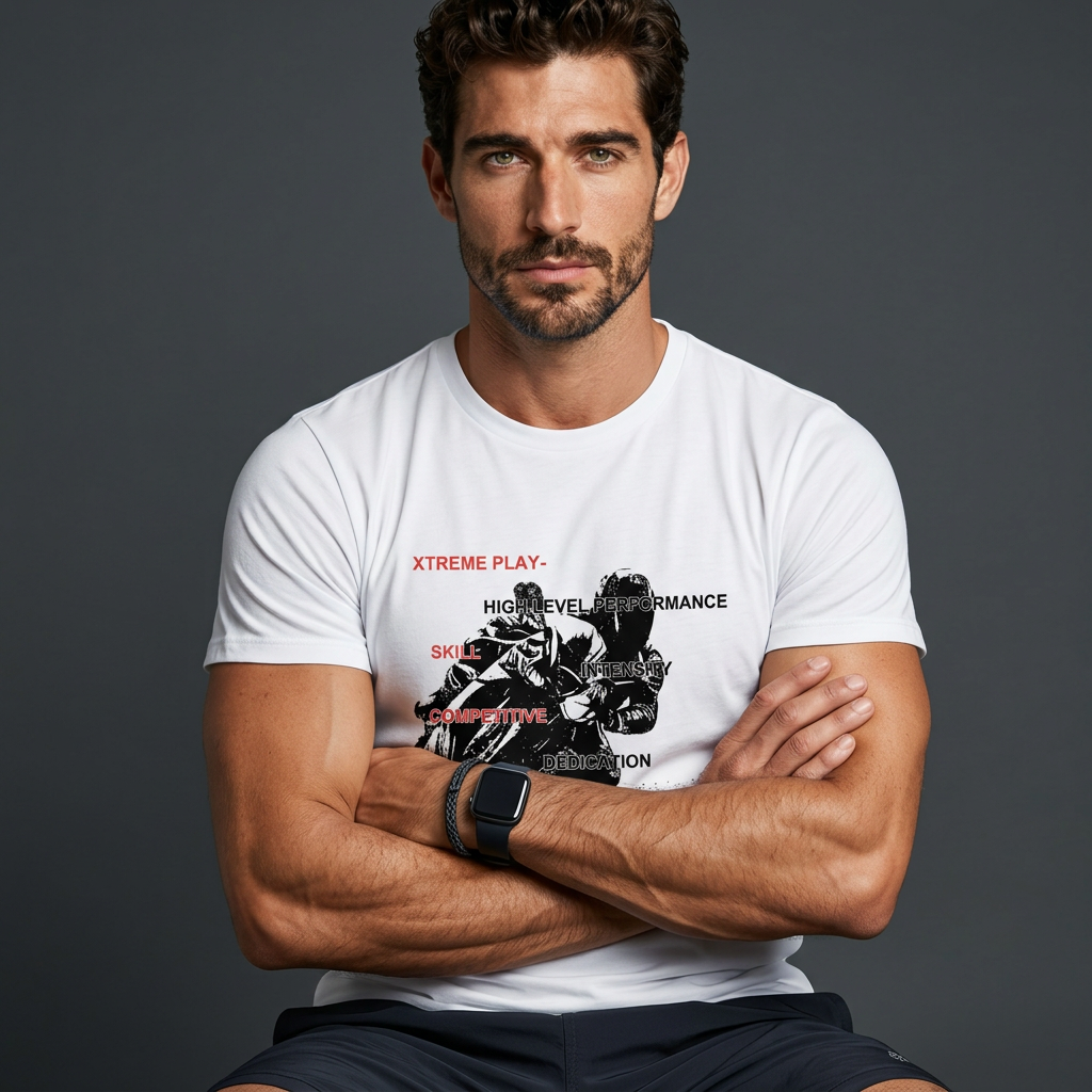 Generated by Modelfy for GFX HIGH PERFORMANCE MOTORCYCLE Short-Sleeve Unisex T-Shirt