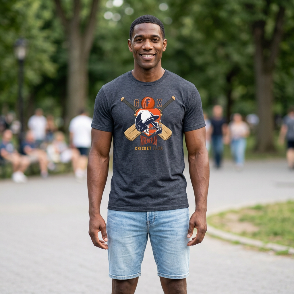 Generated by Modelfy for XTREME PLAY CRICKET CLUB Short-Sleeve Unisex T-Shirt