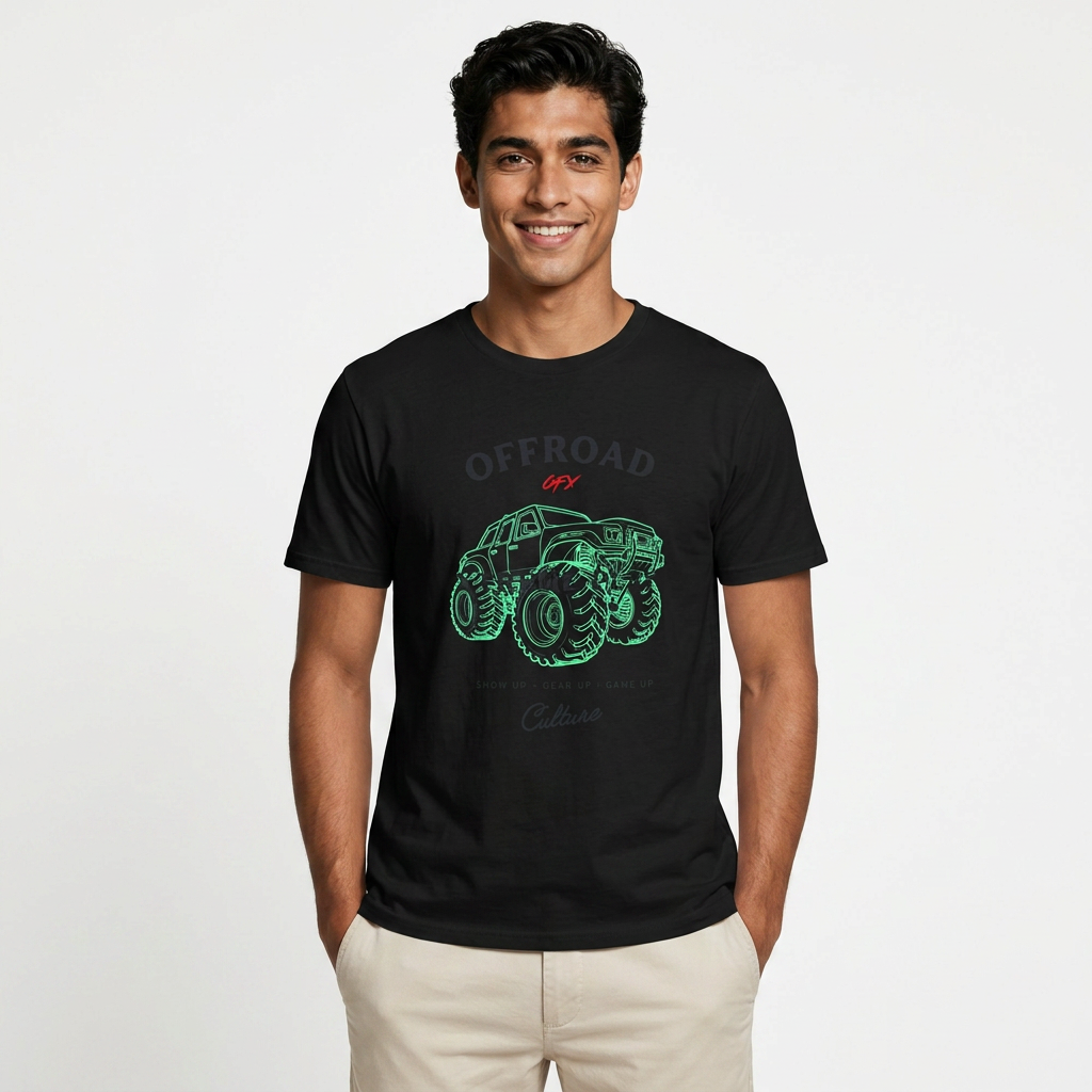 Generated by Modelfy for GFX XTREME PLAY OFF ROAD Short-Sleeve Unisex T-Shirt
