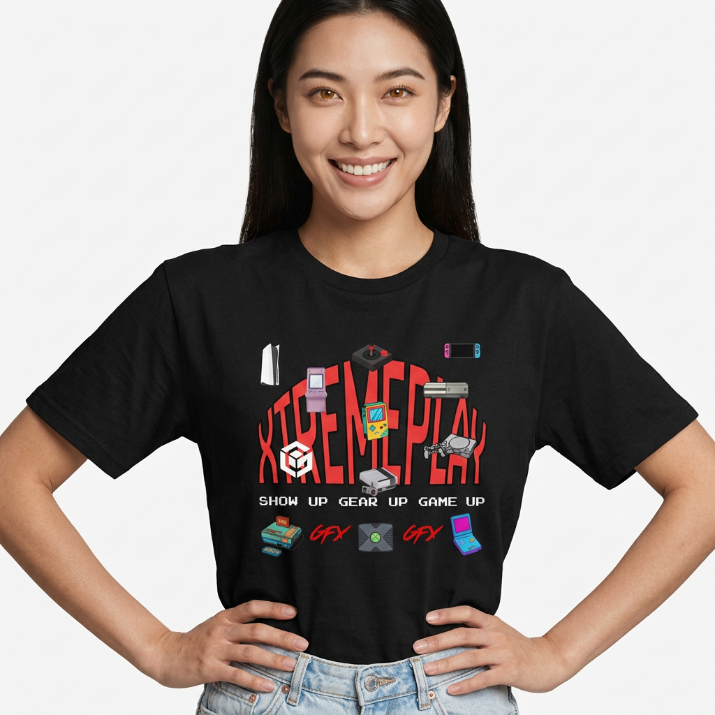 Generated by Modelfy for XTREME PLAY CONSOLE MANIA SGG Short-Sleeve Unisex T-Shirt