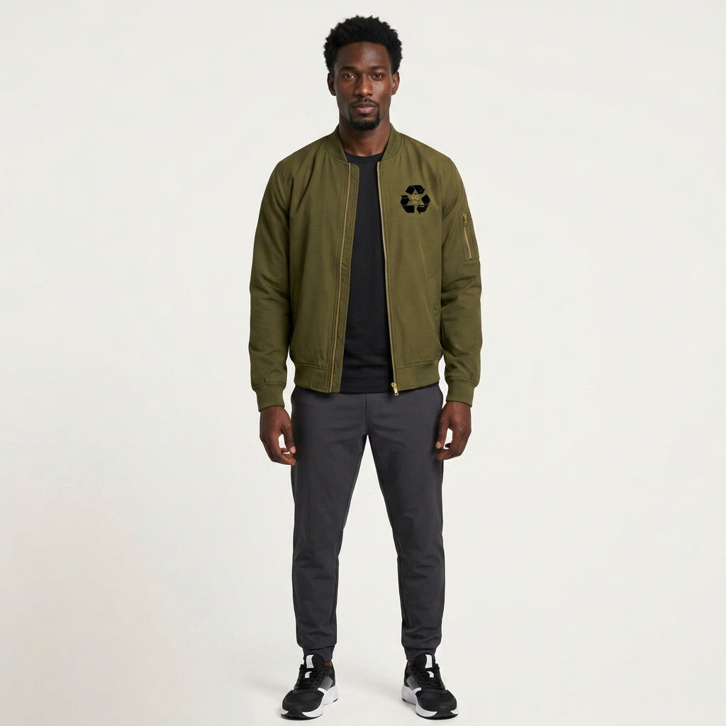 Generated by Modelfy for Unisex Bomber Jacket