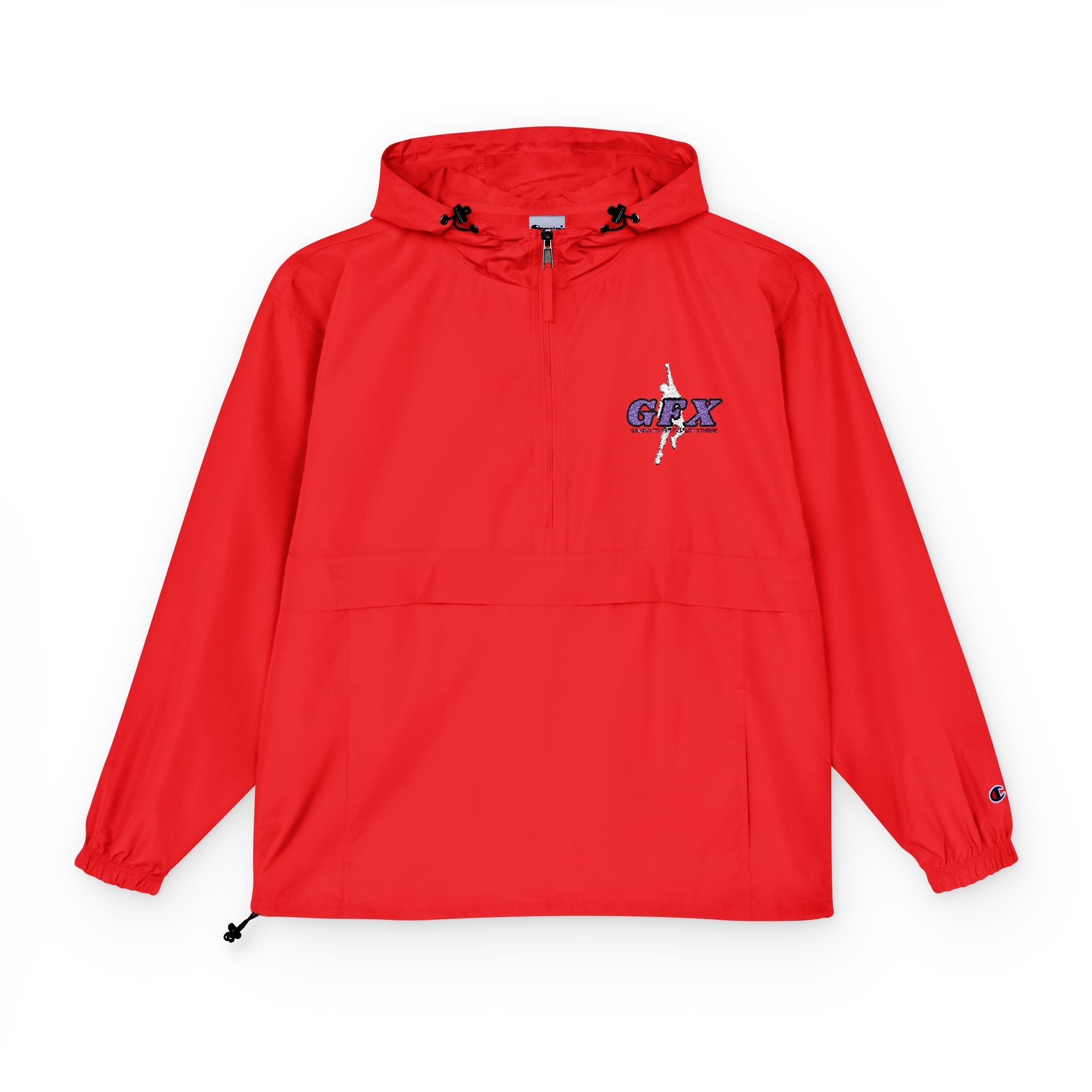 GFX SIGNATURE LOGO HYPEMAN (WHT/VI)  Champion Unisex Packable Anorak Jacket
